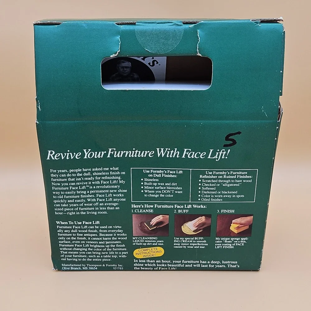 Formby's Furniture Face Lift Kit Cleanse Buff Polish Discontinued Sealed Kit NEW